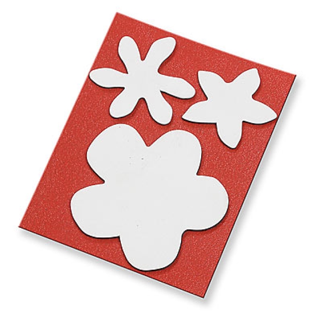 Knorr-Prandell Magnetsticker Blumen 3 - 5 cm, 3 Stück