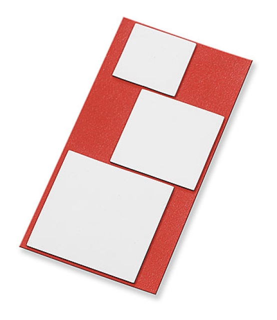 Knorr-Prandell Magnetsticker Quadrat 3, 4 und 5 cm, 3 Stück