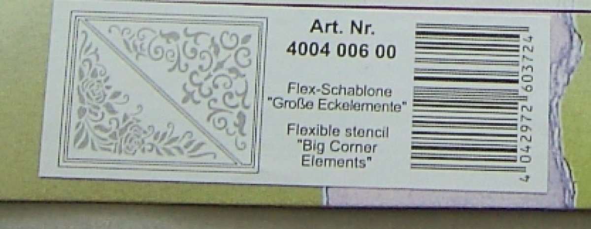 VIVA Decor Flexschablone "Große Eckelemente"