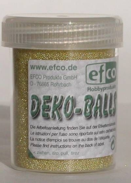 Deko-Balls gold metallic 0,5 mm 50 Gramm