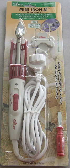 CLOVER Mini-Bügeleisen II NEUE VERSION "ADAPTER"