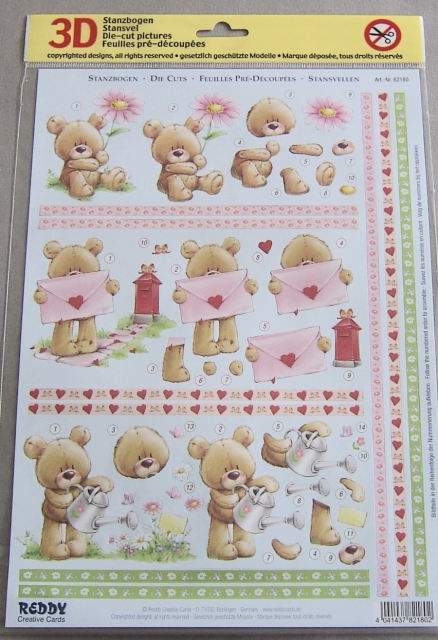 3D Stanzbogen Bärchen I