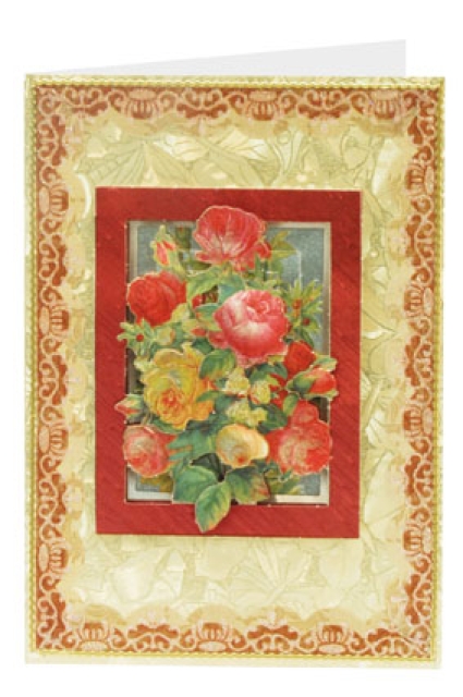 Dufex Stanzbogen Gallery, Rosen und Blumen