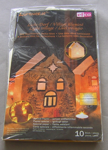 Efco Lichttüte Licht-Dorf 26 x 15 x 9 cm