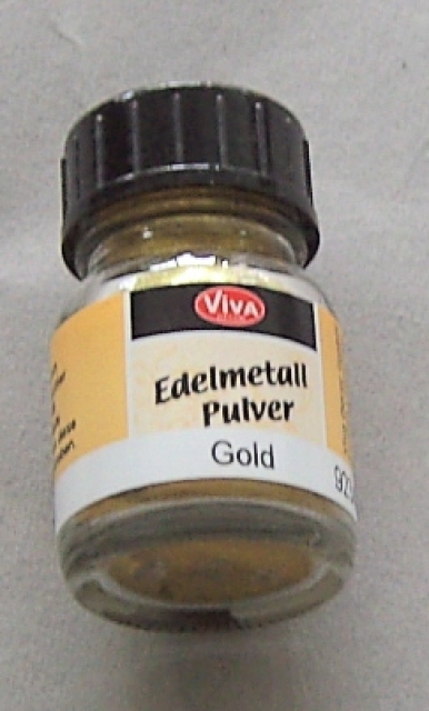 VIVA Decor Edelmetall Pulver 3 Gramm gold