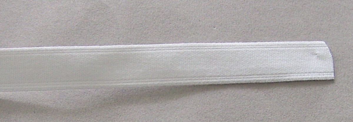 Tunnelband für Miederstäbe weiss 1,5 cm breit pro Meter