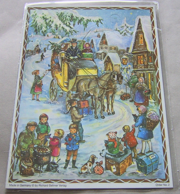 Adventskalender "Postkutsche"