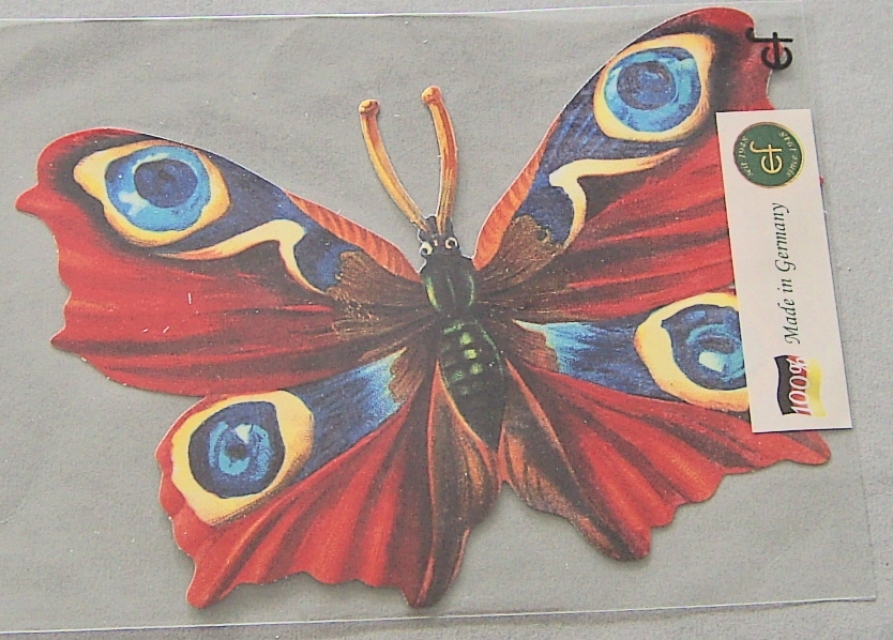 Bildkarte "Roter Schmetterling"