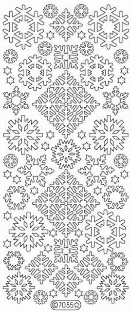 Le Suh Glitzer Schneeflocke silber