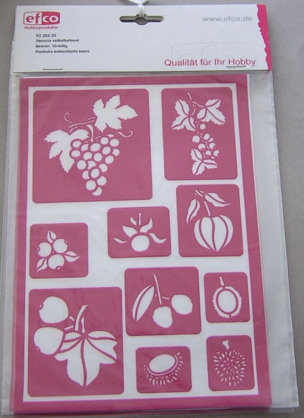 Efco Stencil Beeren 10 teilig