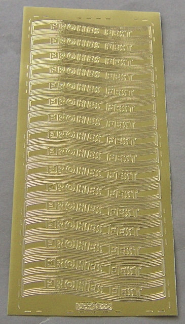 Konturensticker "Frohes Fest" II gold