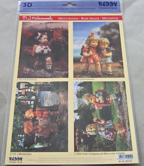 Reddy Cards 3D-Bogen Hummel Stanzbogenset "Der Schulschwänzer",..
