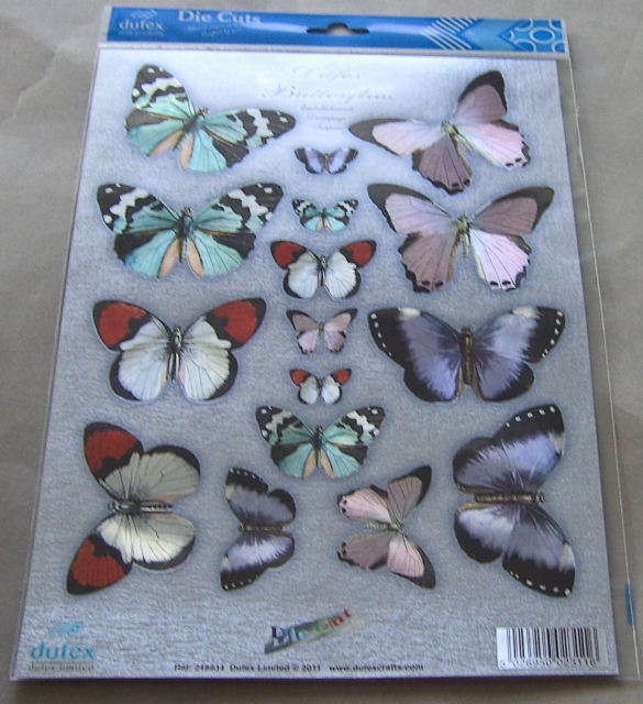 Reddy Cards Dufex-Stanzbogen Schmetterlinge 1