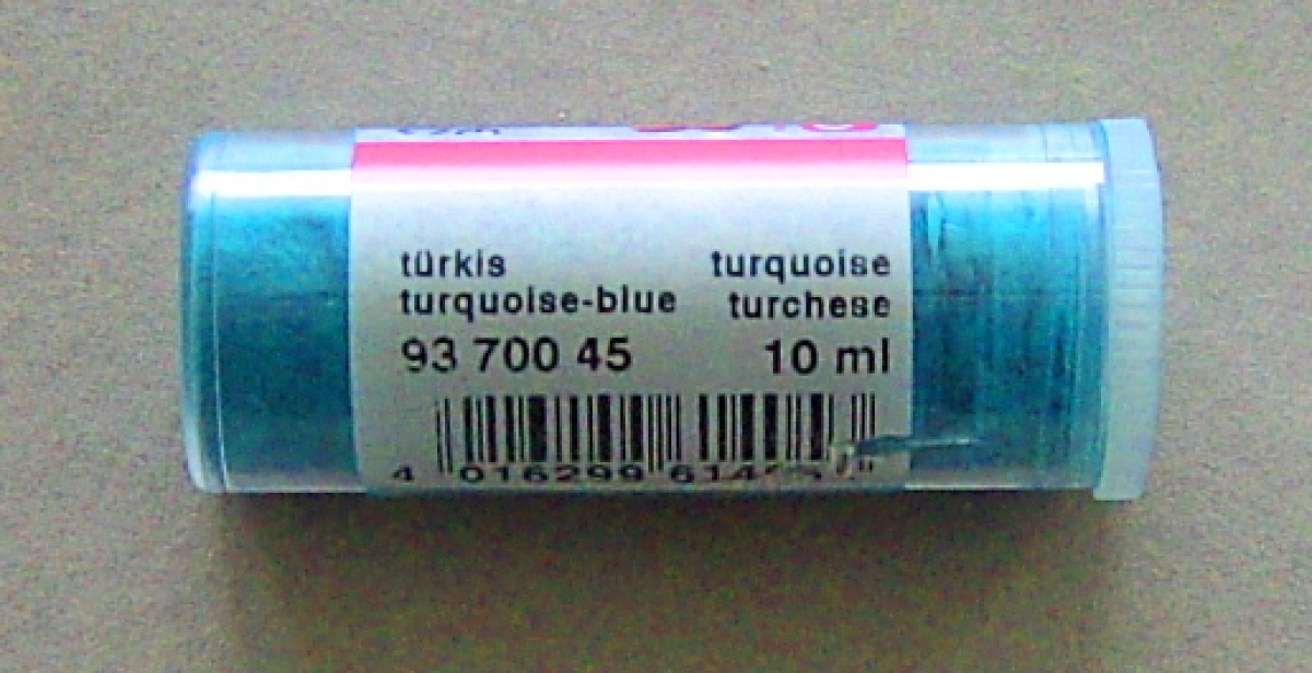 Efcolor Farbschmelzpulver türkis 10 ml