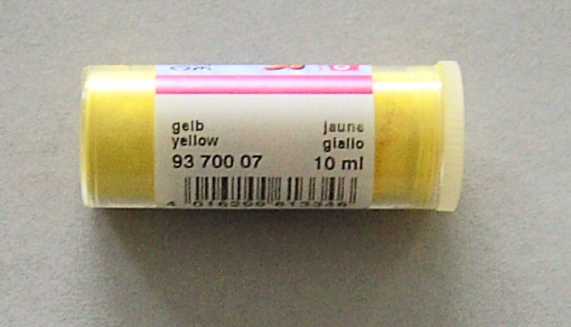 Efcolor Farbschmelzpulver gelb 10 ml