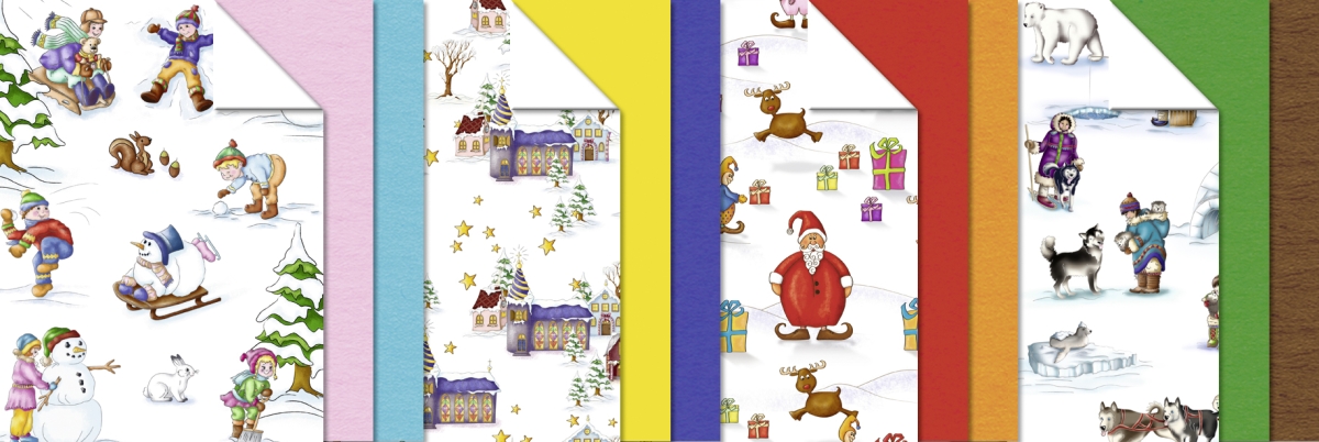 Bastelblock Winter Wonderland