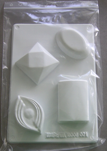 Hobbyfun Seifengießform Seife modern 4 Motive