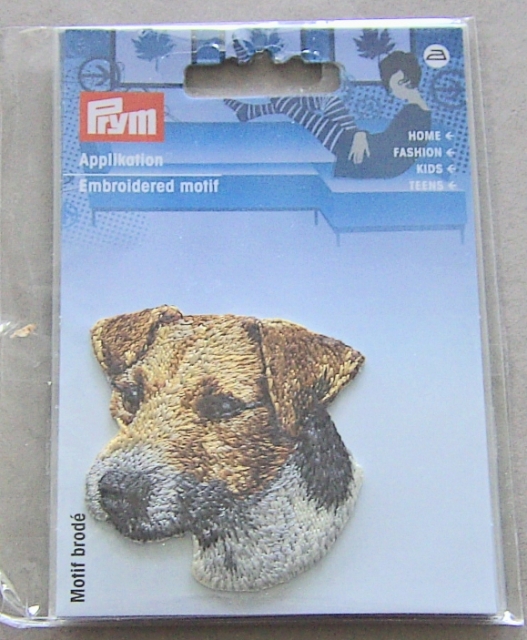 Prym Applikation Jack Russell braun 5 x 5,5 cm