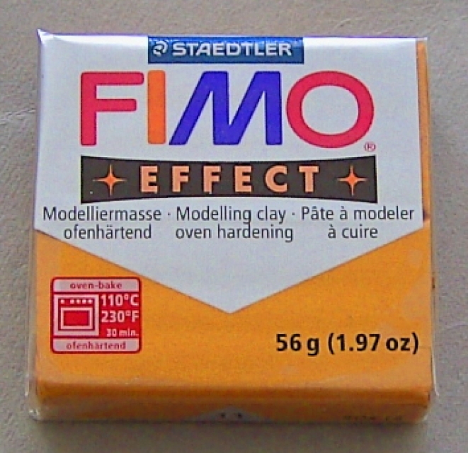 FIMO Effect metallic gold