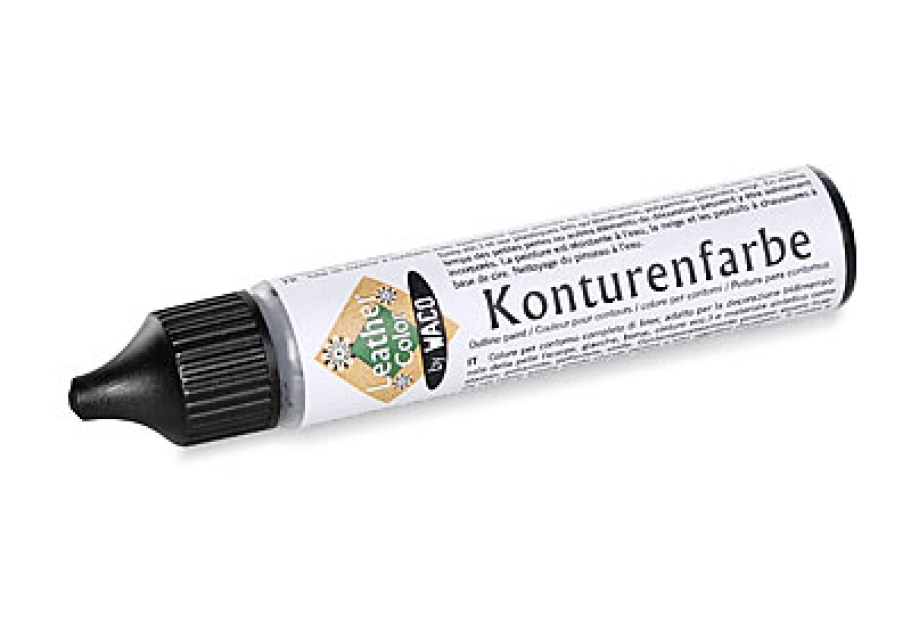 Knorr Prandell Waco Lederfarbe Leather Color Konturenfarbe 25 ml schwarz