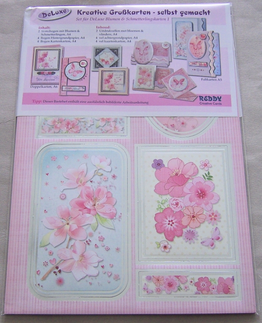 Reddy Cards Kartenset DeLuxe "Blumen und Schmetterlingskarten" 1