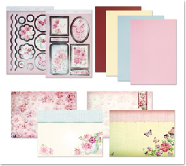Reddy Cards Kartenset DeLuxe "Blumen und Schmetterlingskarten" 1