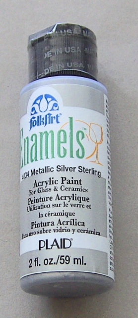 FolkArt Enamel Metallic Silber