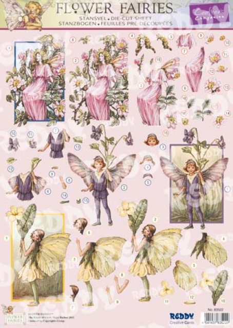 3D Stanzbogen Flower Faries Nr. 22