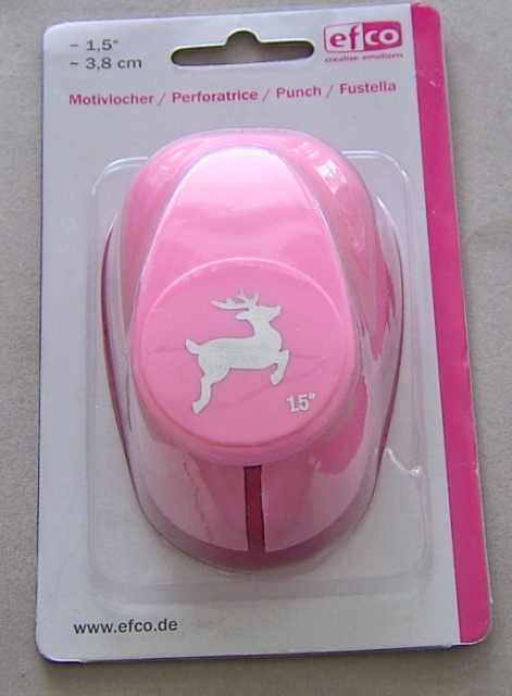Motivlocher Stanzer Rentier ca. 2,5 cm