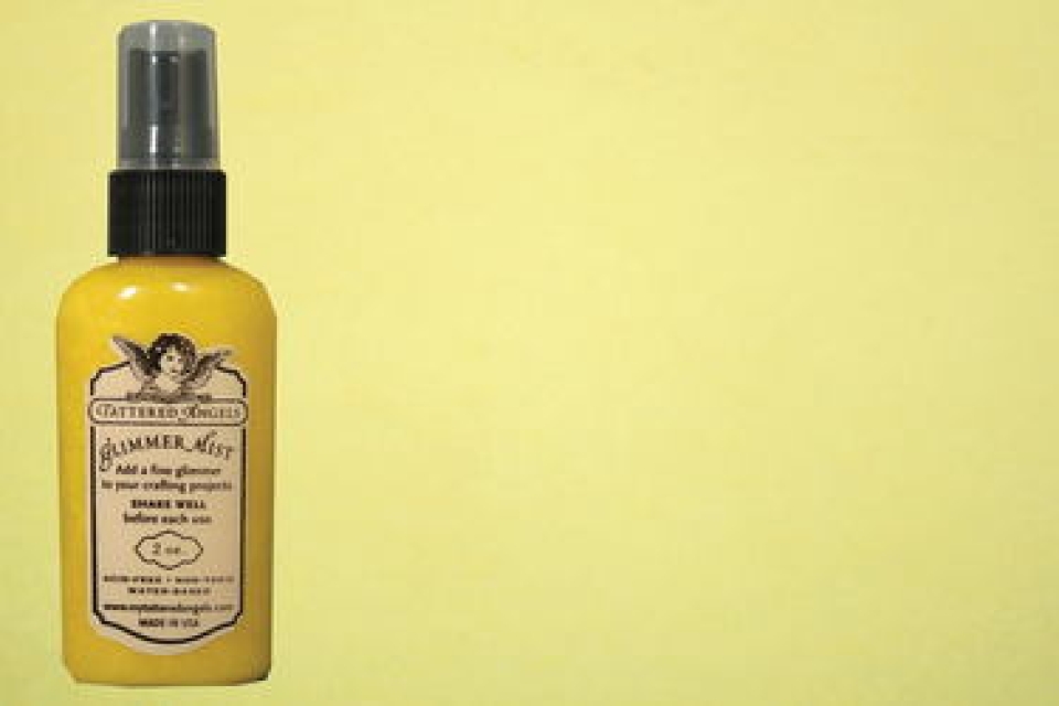 Tattered Angels Glimmer Mist Glimmerfarbe zum Aufsprühen lemon zest