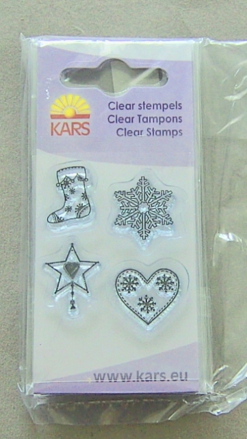Kars Mini Clear Stamp 4 Weihnachtsmotive