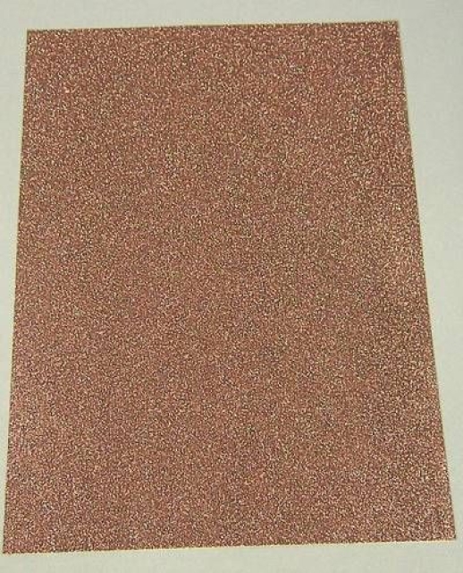 Glitterkarton 280 Gramm A4 braun