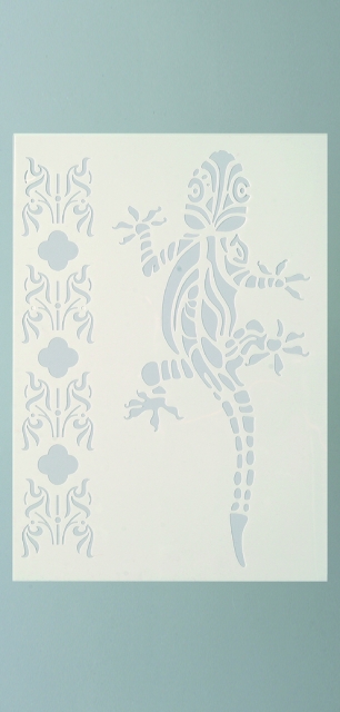 Stencils Salamander 2-teilig