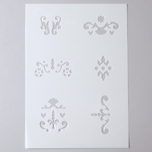 Stencil Ornamente 6-teilig DIN A5
