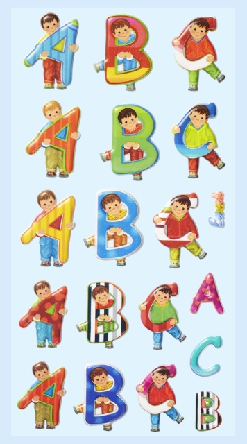 Hobby-Fun Softysticker ABC Jungs