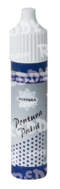 Pontura Farbe, Malflasche zu 10 ml dunkelblau