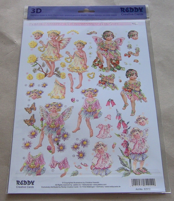 3 D Stanzbogen Set Faerie Poppets Twinpack