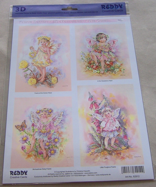 3 D Stanzbogen Set Faerie Poppets Twinpack