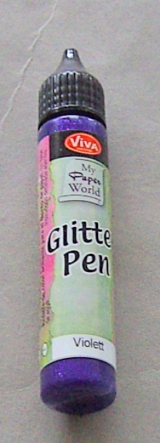 VIVA Decor Glitter-Pen 25 ml violett