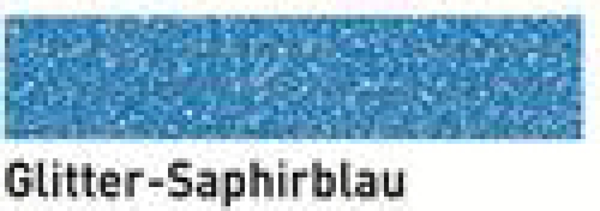 Javana Textil Stoffmalfarbe Glitter Saphirblau