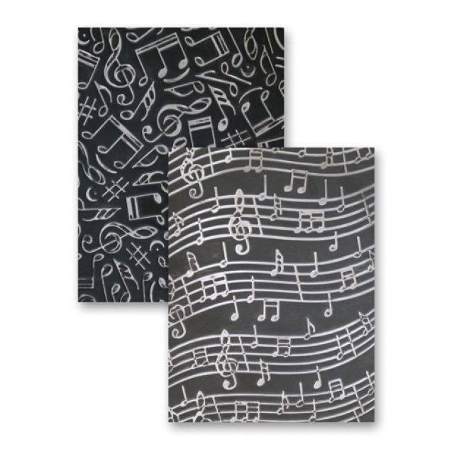 Prägeschablone M-Bossabilities Music 12,7 x 17,8 cm