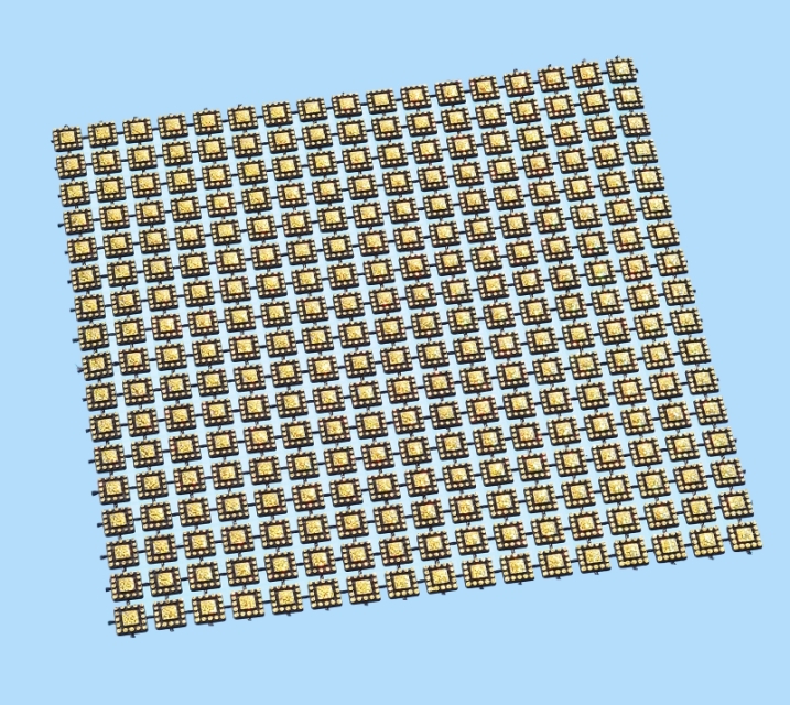 Hobbyfun Schmuckmatte II 10 x 10 cm 2 Stück gold