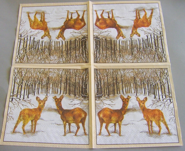 Ambiente Lunch Serviette 33 x 33 cm pro Stück Forest