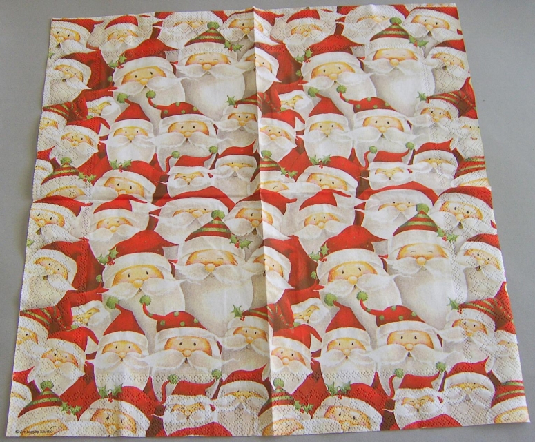 Ambiente Lunch Serviette 33 x 33 cm pro Stück Funny Santa