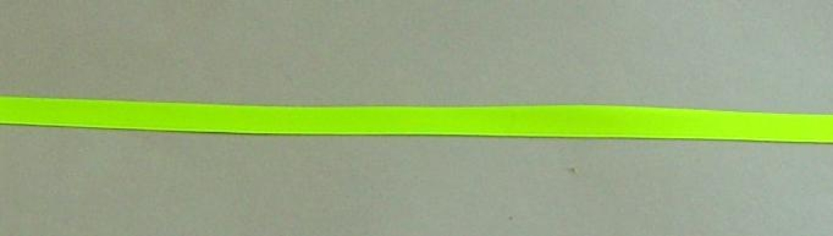 Satinband 10 mm breit pro Meter neon grün