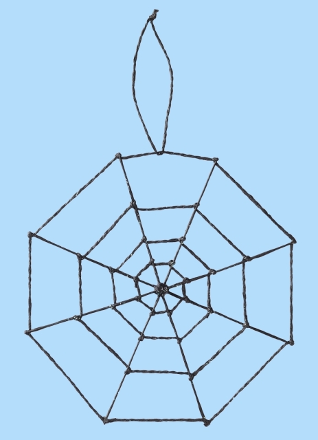 Hobbyfun Spinnennetz schwarz 20 cm