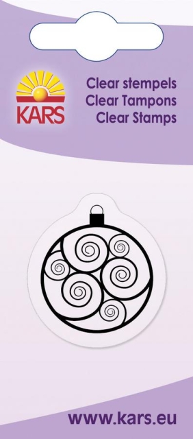 Clear Stamp Weihnachtskugel retro