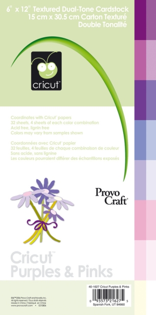 Cricut (Provo Craft) Cricut Cardstock Cricut Papier, lila und rosa