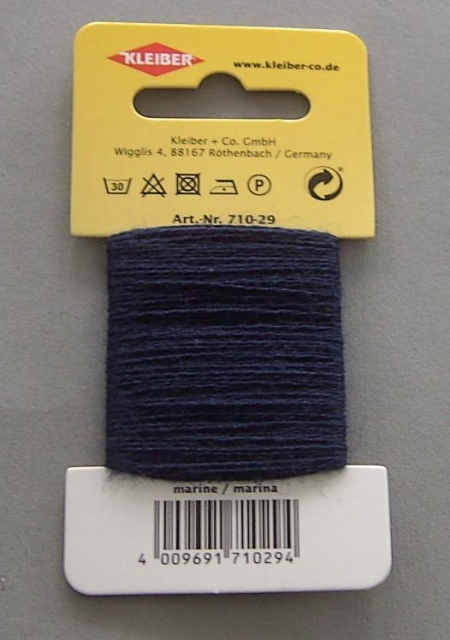 Kleiber Stopfgarn Wolle Polyacryl 20 Meter marine