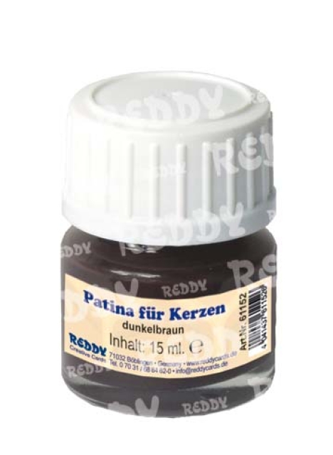 Reddy Patina für Kerzen 15 ml Grundierung dunkelbraun